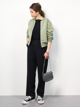 mihiroさん（レディース・156cm）の冬コーディネート