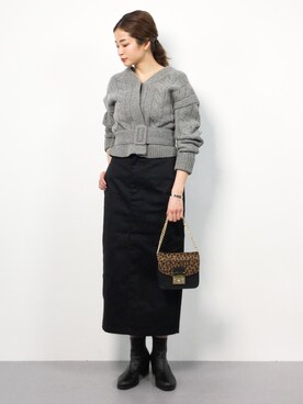 mihiroさん（レディース・156cm）の冬コーディネート