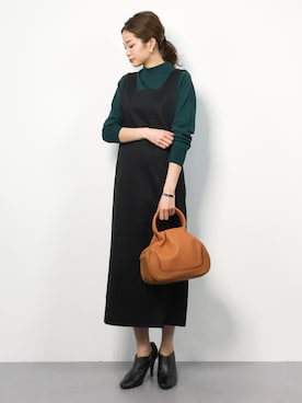 mihiroさん（レディース・156cm）の冬コーディネート