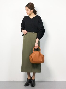 mihiroさん（レディース・156cm）の冬コーディネート