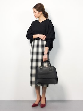 mihiroさん（レディース・156cm）の冬コーディネート