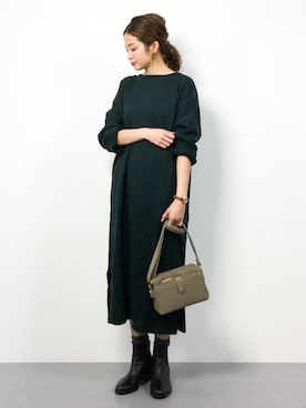 mihiroさん（レディース・156cm）の冬コーディネート