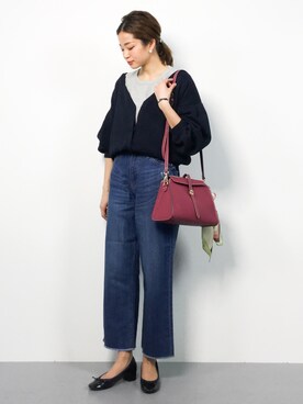 「cache cache（カシュ カシュ）のアイテム」を使った、mihiroさん（レディース・156cm・20代）の春コーディネート