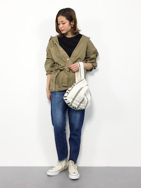 「ハイカット」｜mihiroさん（レディース・156cm・20代）の春コーディネート