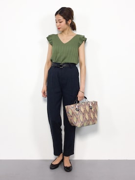 mihiroさん（レディース・156cm）の春コーディネート