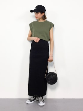 mihiroさん（レディース・156cm）の夏コーディネート