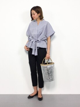 mihiroさん（レディース・156cm）の夏コーディネート