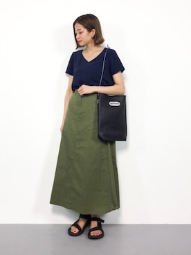 mihiroさん（レディース・156cm）の夏コーディネート