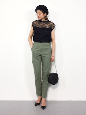 mihiroさん（レディース・156cm）の夏コーディネート