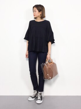 mihiroさん（レディース・156cm）の夏コーディネート