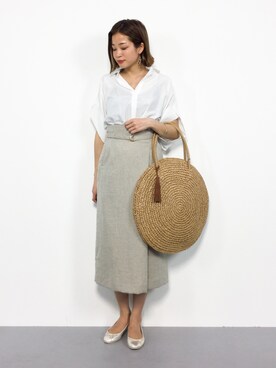 mihiroさん（レディース・156cm）の夏コーディネート