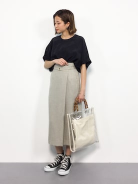 mihiroさん（レディース・156cm）の夏コーディネート