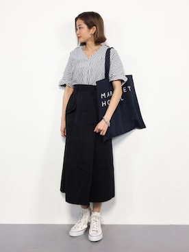 mihiroさん（レディース・156cm）の夏コーディネート