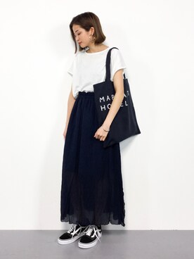 mihiroさん（レディース・156cm）の夏コーディネート