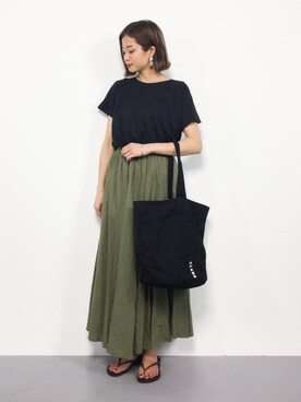 mihiroさん（レディース・156cm）の夏コーディネート