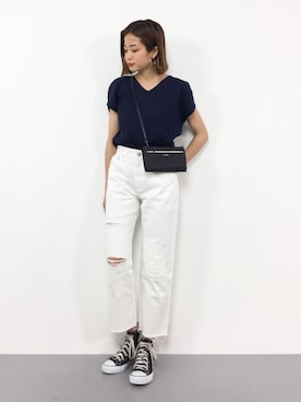 mihiroさん（レディース・156cm）の夏コーディネート