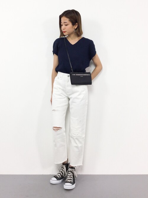 Mihiro Zozotown Azul By Moussyのデニムパンツを使ったコーディネート Wear