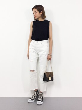 mihiroさん（レディース・156cm）の夏コーディネート