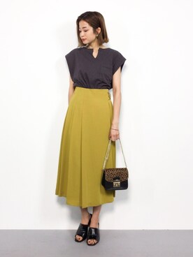 mihiroさん（レディース・156cm）の夏コーディネート