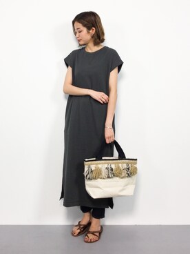 mihiroさん（レディース・156cm）の夏コーディネート