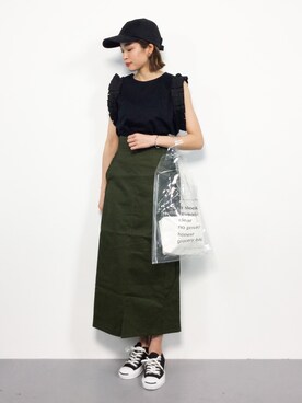 mihiroさん（レディース・156cm）の夏コーディネート