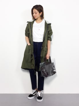 「BEAMS LIGHTS（ビームスライツ）のアイテム（その他アウター）」を使った、mihiroさん（レディース・156cm）の夏コーディネート