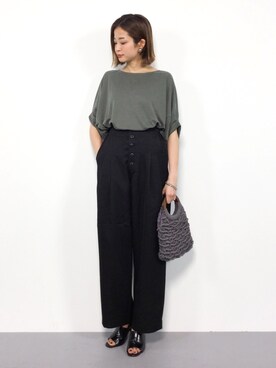 mihiroさん（レディース・156cm）の夏コーディネート