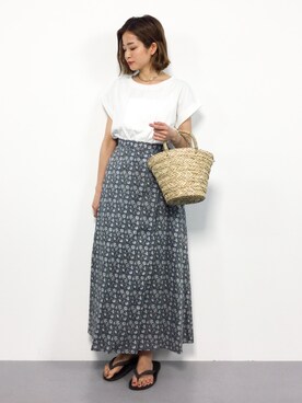 mihiroさん（レディース・156cm）の夏コーディネート