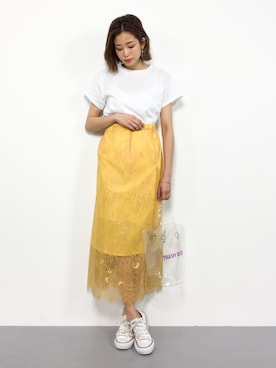 mihiroさん（レディース・156cm）の夏コーディネート