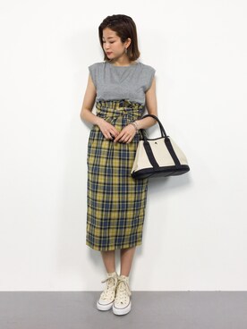 mihiroさん（レディース・156cm）の夏コーディネート