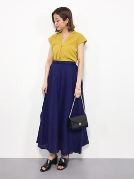 mihiroさん（レディース・156cm）の夏コーディネート