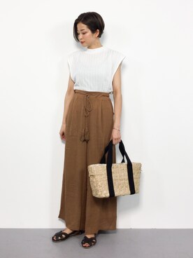 mihiroさん（レディース・156cm）の夏コーディネート