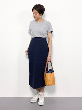 mihiroさん（レディース・156cm）の夏コーディネート