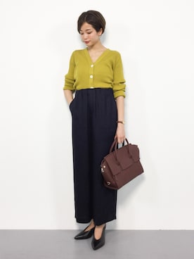 「PLAIN CLOTHING（プレーンクロージング）の【SALE!!】【ZOZOTOWN人気ランキング 1位獲得】シーズンレス2WAYフラップハンドバッグ/ショルダーバッグ（ショルダーバッグ）」を使った、mihiroさん（レディース・156cm）の夏コーディネート