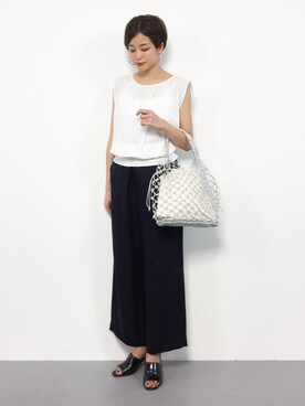 mihiroさん（レディース・156cm）の夏コーディネート