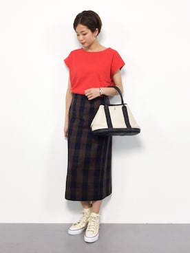 mihiroさん（レディース・156cm）の夏コーディネート