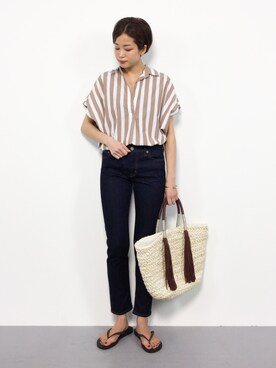 mihiroさん（レディース・156cm）の夏コーディネート