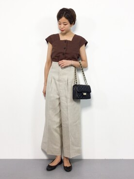 mihiroさん（レディース・156cm）の夏コーディネート