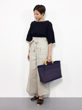 mihiroさん（レディース・156cm）の夏コーディネート