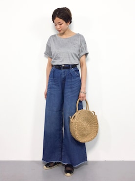 mihiroさん（レディース・156cm）の夏コーディネート