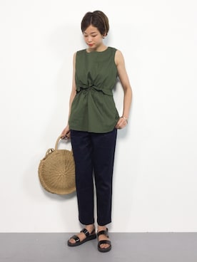 mihiroさん（レディース・156cm）の夏コーディネート