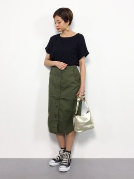 mihiroさん（レディース・156cm）の夏コーディネート