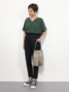 mihiroさん（レディース・156cm）の夏コーディネート