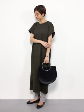 「STEPHEN（ステファン）のアイテム」を使った、mihiroさん（レディース・156cm）の夏コーディネート