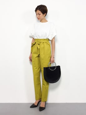 「STEPHEN（ステファン）のアイテム」を使った、mihiroさん（レディース・156cm）の夏コーディネート