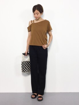 mihiroさん（レディース・156cm）の夏コーディネート