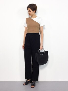 「STEPHEN（ステファン）のアイテム」を使った、mihiroさん（レディース・156cm）の夏コーディネート