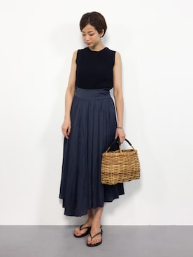 mihiroさん（レディース・156cm）の夏コーディネート