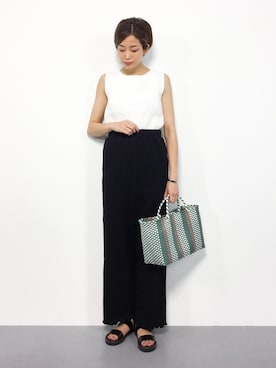 mihiroさん（レディース・156cm）の夏コーディネート