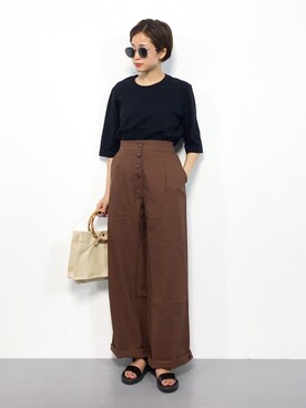 mihiroさん（レディース・156cm）の夏コーディネート